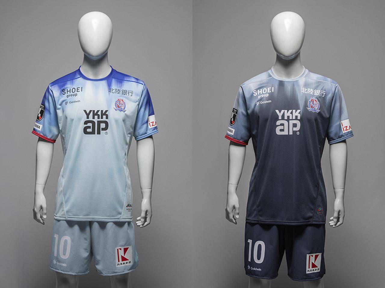 “奇跡的残留”のJ2カターレ富山、胸スポンサー「YKK」の新ユニフォームが登場！世界的企業名が23年ぶりに復活