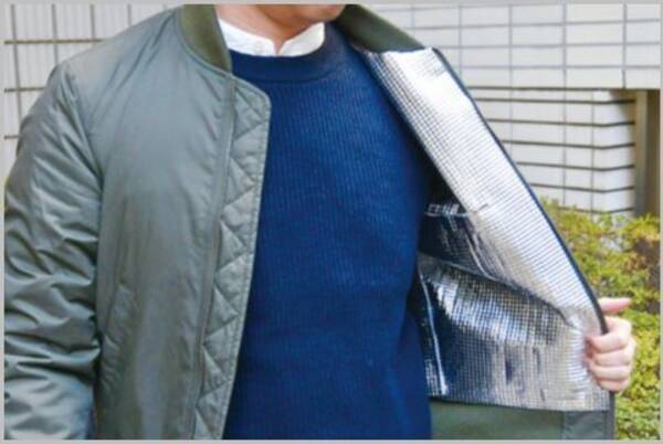 100均のアルミシートで手持ちの服を防寒仕様に 18年3月27日 エキサイトニュース