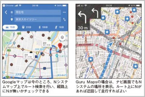 Nシステムを地図ナビアプリを使って回避する方法 19年6月24日 エキサイトニュース