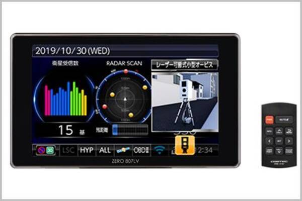 レーザー式に対応したレーダー探知機が新登場 19年7月2日 エキサイトニュース
