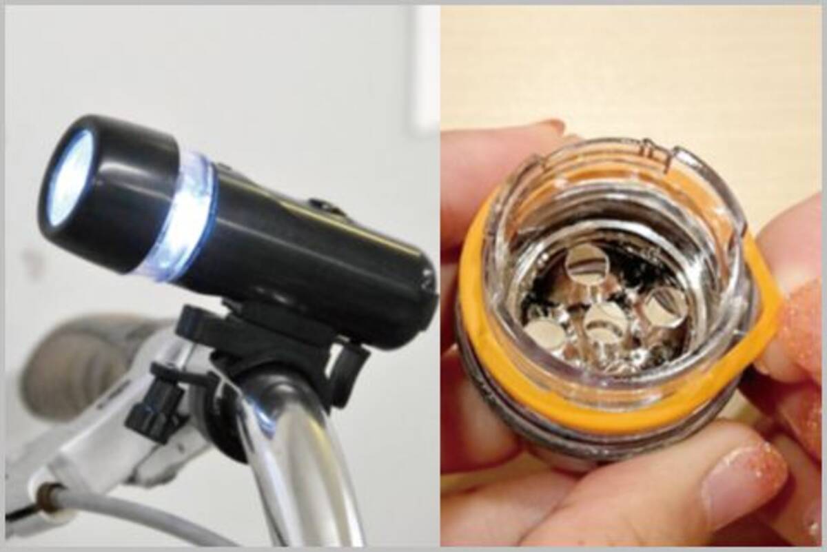 100均自転車ライト 指サック で防水仕様に改造 年2月5日 エキサイトニュース