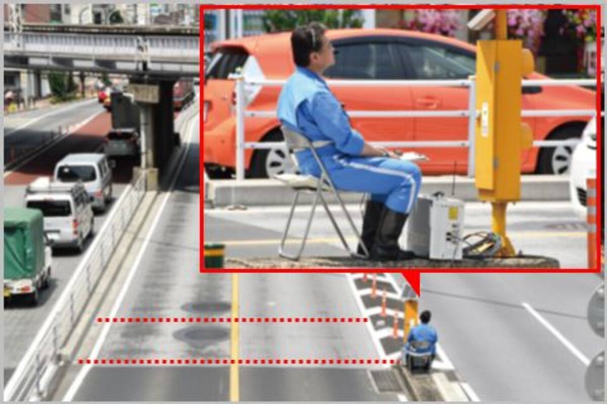 ネズミ捕りの 速度計測 は道路脇とは限らない 年8月14日 エキサイトニュース