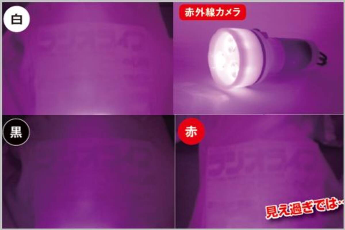 赤外線カメラはどれくらい透けて見えるものか 21年5月21日 エキサイトニュース