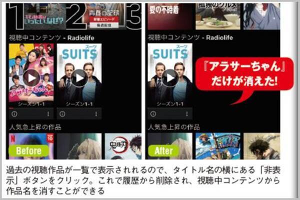 家族にバレないnetflix視聴履歴を削除する方法 21年12月6日 エキサイトニュース