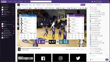 NBA下部リーグがなぜ爆発的人気？　ゲーム要素満載の試合中継「Twitch」の壮大な実験