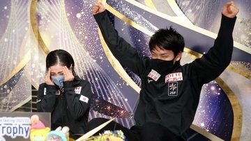 三浦璃来＆木原龍一、日本人ペア史上初の快挙も、涙を流した理由。世界が魅了された確信の急進化