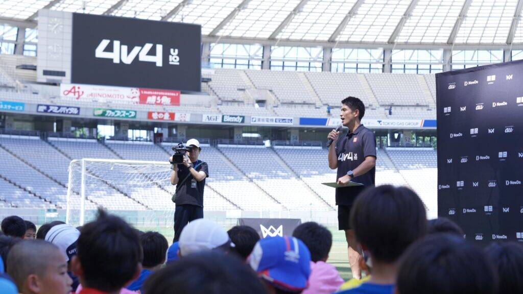決勝はABEMAで生中継。本田圭佑が立ち上げた“何度でも挑戦できる”U-10サッカー大会「4v4」とは