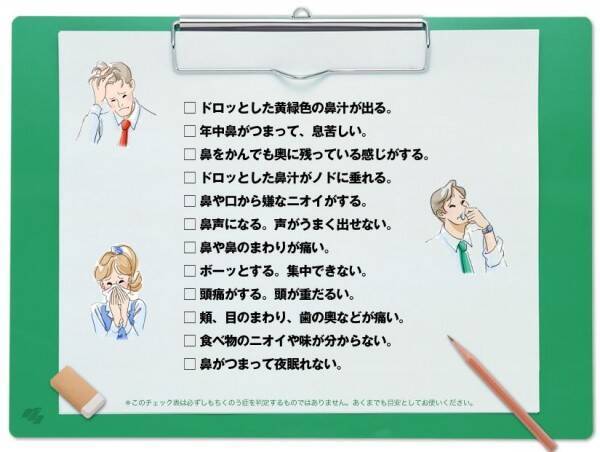 あなたは大丈夫 セルフチェックで86 がちくのう症の危険性アリ 16年2月3日 エキサイトニュース