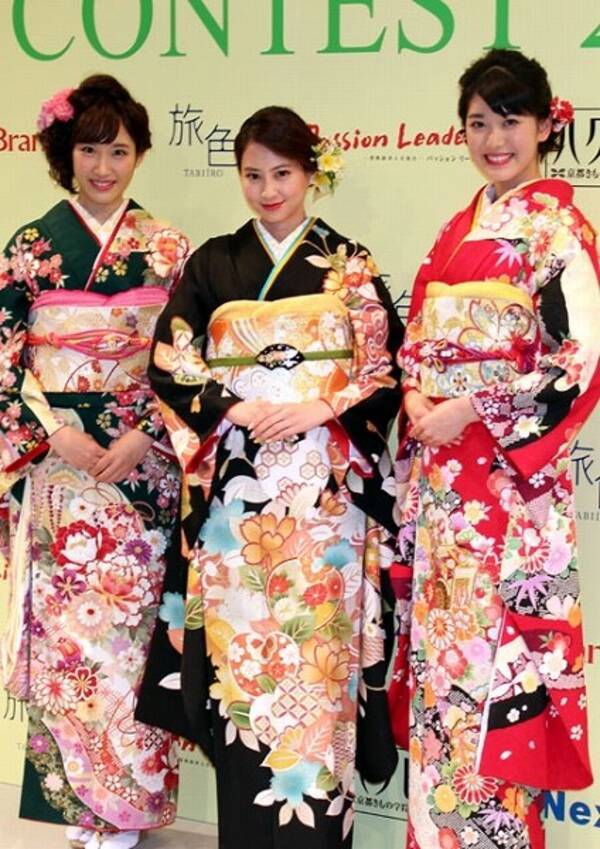 河北麻友子 きものクイーンと衣装の色が被り恐縮 2016年2月29日 エキサイトニュース
