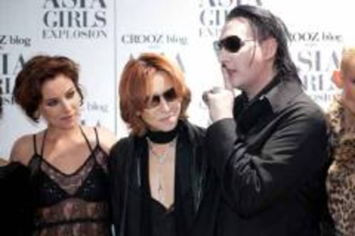 Yoshikiとマリリン マンソン ファンもビックリのツーショット 11年3月7日 エキサイトニュース