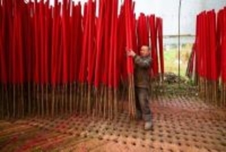 特大サイズも、四川の「線香作りの村」―中国
