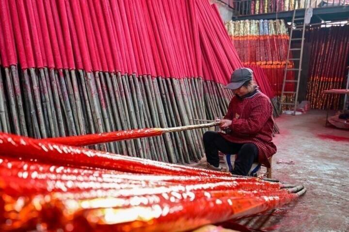 特大サイズも、四川の「線香作りの村」―中国