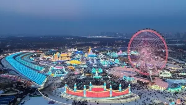 「ハルビン氷雪大世界が今シーズンの営業終了―中国」の画像