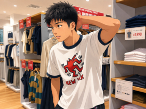 ユニクロの売り場で裸になり試着する中国人男性、日本で賛否―台湾メディア