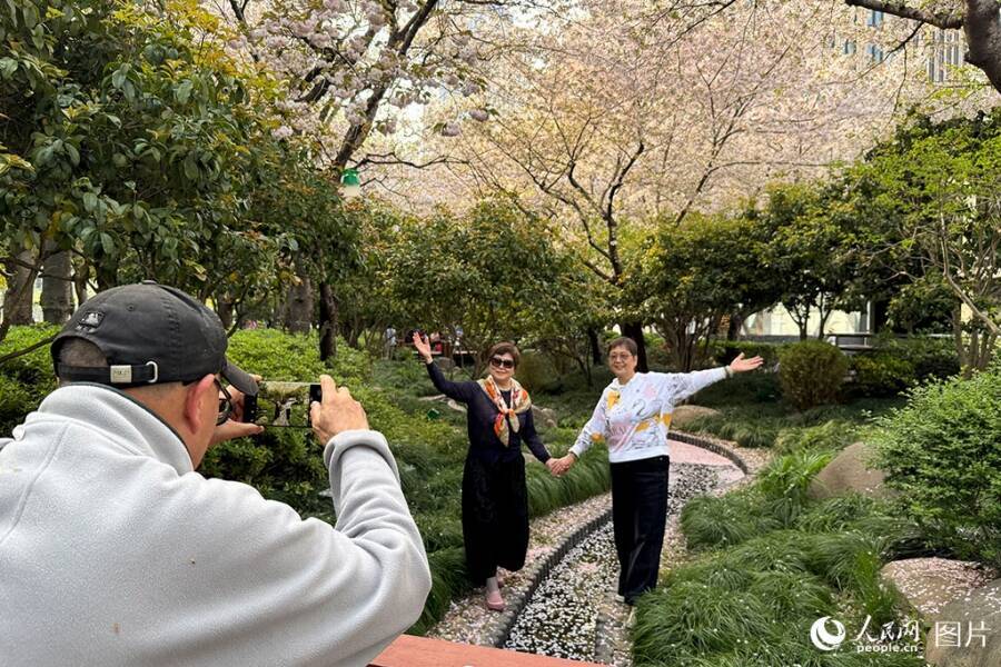 心躍る春を迎え、「花見経済」も活況呈する中国各地