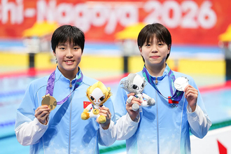 愛知・名古屋アジア大会、中国競泳代表が競技1日目で金6個、銀1個、銅2個