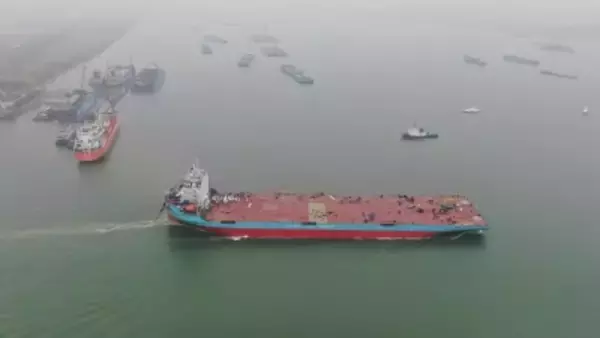 圧倒的な大きさを誇る多目的甲板輸送船、南京で進水―中国