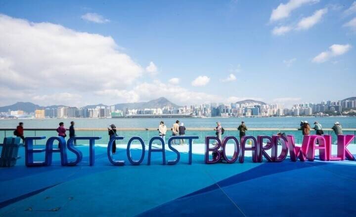 香港「東岸板道」が全面開放、香港島海浜遊歩道が完成