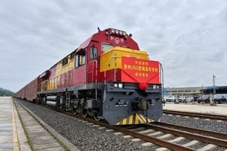 貴州省初のJSQ型商品車中亜班列が運行開始―中国