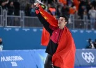 五輪新記録！寧忠岩がミラノ冬季五輪・スケート男子1500mで金メダル