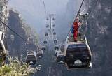 「人気観光地の張家界でロープウェイ救助訓練を実施―中国」の画像1