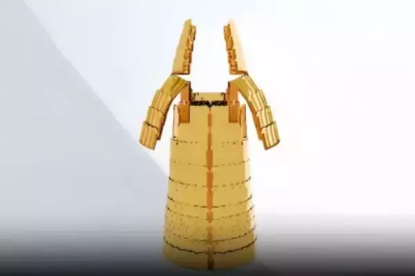 中国で出土した唯一の唐代金メッキの甲冑が修復完了