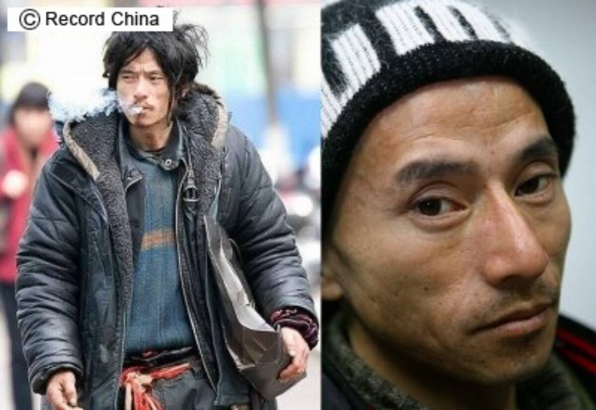 イケメンどころか 話題のホームレス ヒゲをそったら 別人のよう 中国 10年3月8日 エキサイトニュース