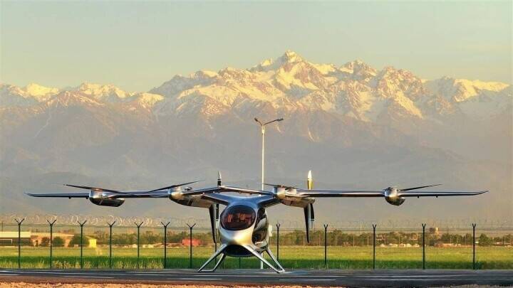 中国製2トン級eVTOL、中央アジアで初飛行