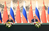 「習近平主席とプーチン大統領が共同記者会見」の画像1