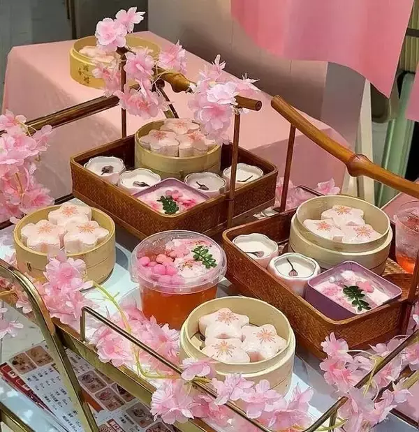 「武漢の春に「花」を添えるピンク色の桜グルメ―中国」の画像