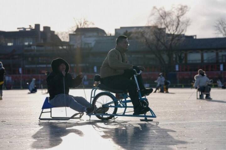 什刹海の前海でスケートリンクの営業が開始―北京市