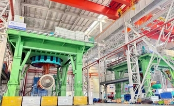 中国初の実船応用向け高出力極地用砕氷型ポッド推進器、上海でラインオフ