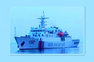 尖閣諸島近くの中国海警船が電光掲示板で「ここはわが国の領海」＝中国ネットで称賛