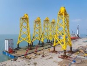 欧州向け単体容量最大の洋上風力発電ジャケットを引き渡し―中国