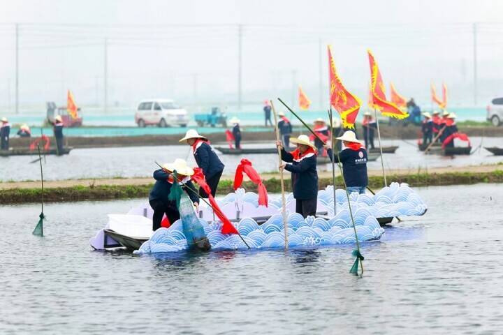 江蘇省盱眙でザリガニ漁が解禁―中国