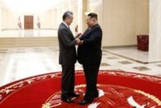 朝鮮の最高指導者・金正恩氏 王毅外交部長と会見