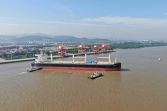 南京港-米ヒューストン港の新航路が就航