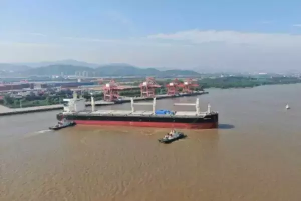 南京港-米ヒューストン港の新航路が就航