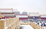 「北京で今冬初の降雪、故宮に雪景色広がる」の画像2