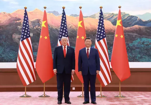 「習近平主席、北京でトランプ米大統領と会談」の画像