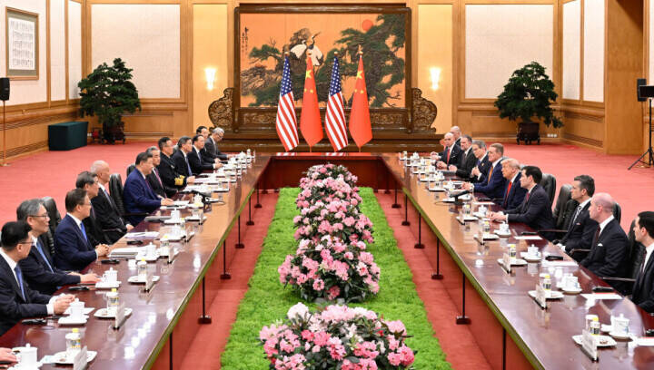 習近平主席、北京でトランプ米大統領と会談
