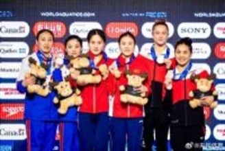 モントリオール開催のWA飛込ワールドカップ、中国代表がメダル数獲得で首位