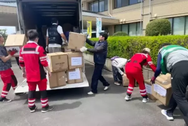 在日華人団体、熊本地震の被災地へ10トン超の支援物資を緊急輸送