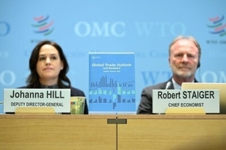 WTO、2026年の世界物品貿易成長率予測を上方修正