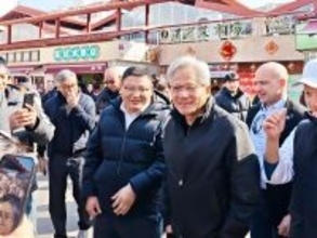 エヌビディアCEOが上海・陸家嘴の食料品市場に現る―中国メディア