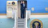 「トランプ米大統領、中国訪問を終え帰国の途に」の画像1