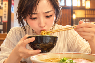 日本の麺料理店で「並」をすすめられた中国人女性、最終的に量が足りず不満＝中国SNSで反響拡大