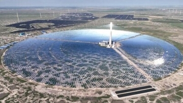 中国東北部初の太陽熱発電所が稼働、「第15次5カ年計画」で普及加速へ