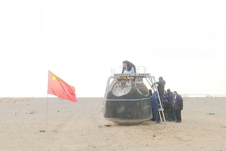 神舟20号宇宙船帰還カプセル、東風着陸場に無事着陸―中国