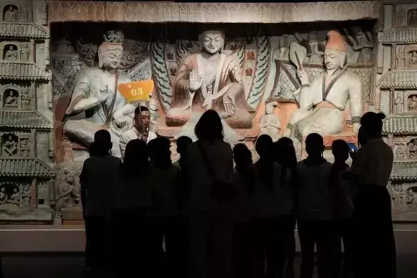 「三星堆博物館で「雲崗石窟特別展」が開幕―中国」の画像